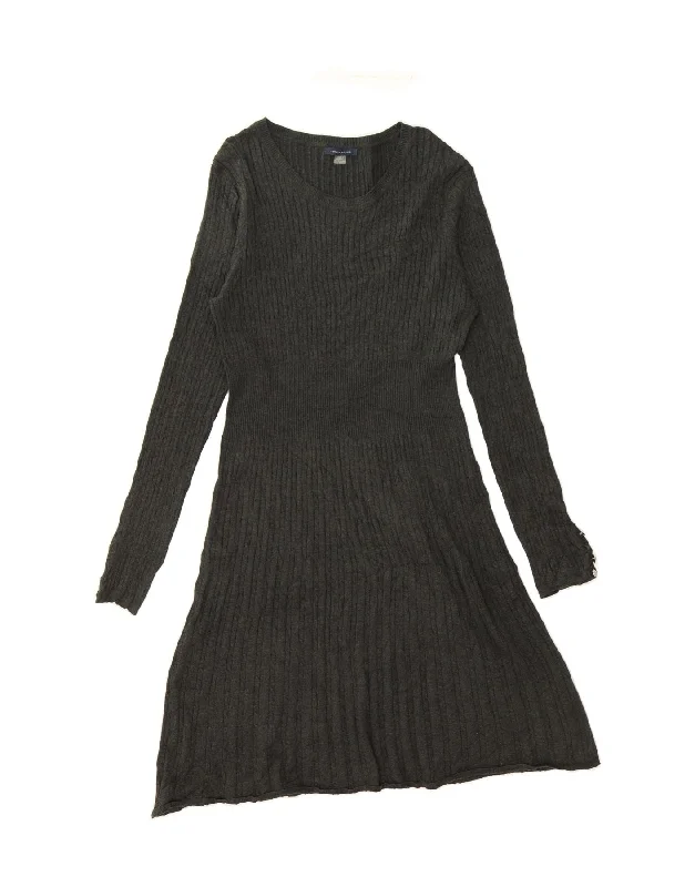 TOMMY HILFIGER Womens Long Sleeve Jumper Dress UK 16 Large Grey Rayon Tunics Canvas sturdy TOMMY HILFIGER Womens Long Sleeve Jumper Dress UK 16 Large Grey Rayon Tunics Canvas sturdy
