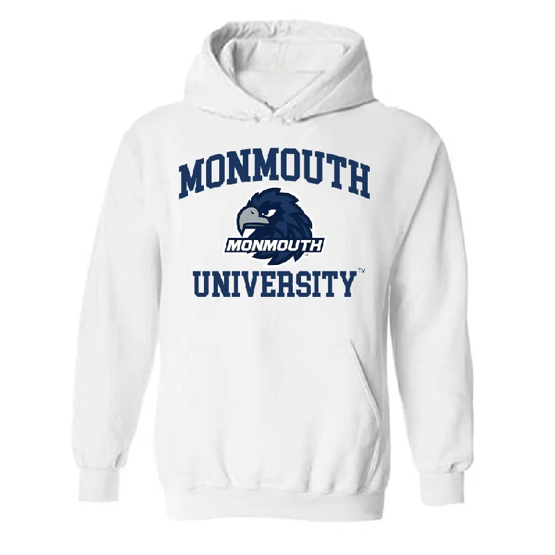 Monmouth - NCAA Women's Basketball : Kellyn Preira - Classic Fashion Shersey Hooded Sweatshirt Hoodie with Crew Neck Simple Timeless Monmouth - NCAA Women's Basketball : Kellyn Preira - Classic Fashion Shersey Hooded Sweatshirt Hoodie with Crew Neck Simple Timeless