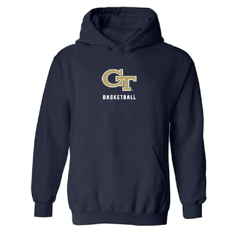 Georgia Tech - NCAA Women's Basketball : Zoesha Smith - Classic Shersey Hooded Sweatshirt Hoodie with Lining Warm Insulated