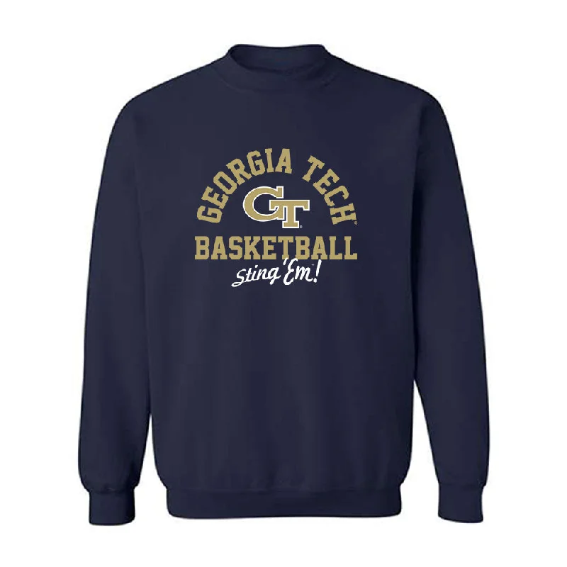 Georgia Tech - NCAA Women's Basketball : Zoesha Smith - Classic Shersey Crewneck Sweatshirt Hoodie with Mesh Breathable Sporty Georgia Tech - NCAA Women's Basketball : Zoesha Smith - Classic Shersey Crewneck Sweatshirt Hoodie with Mesh Breathable Sporty