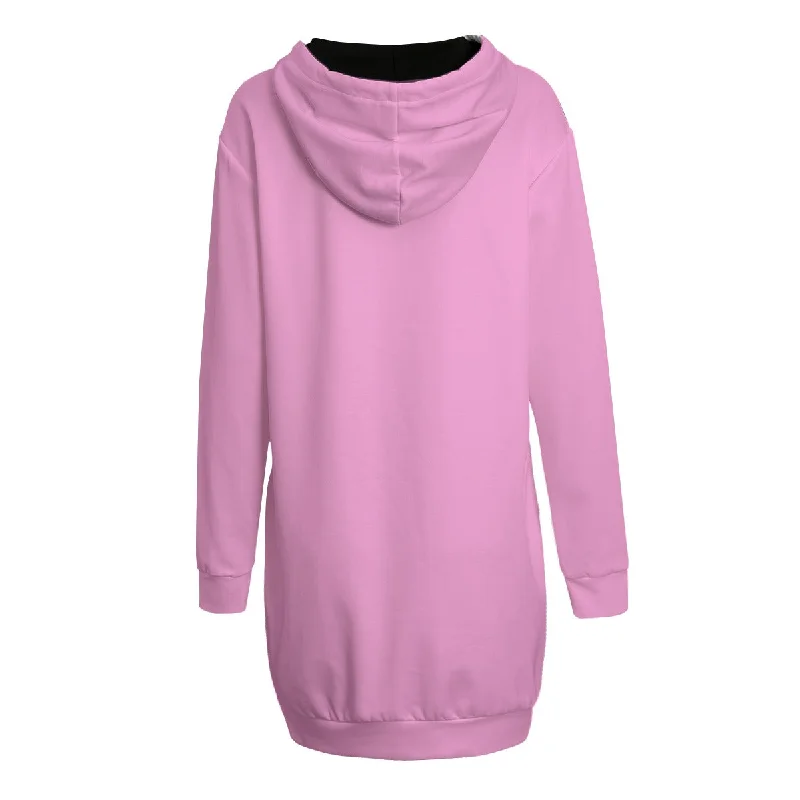 All-Over Print Women's Long Hoodie | Interlock Hoodie with Toggle Buttons Decorative Unique All-Over Print Women's Long Hoodie | Interlock Hoodie with Toggle Buttons Decorative Unique