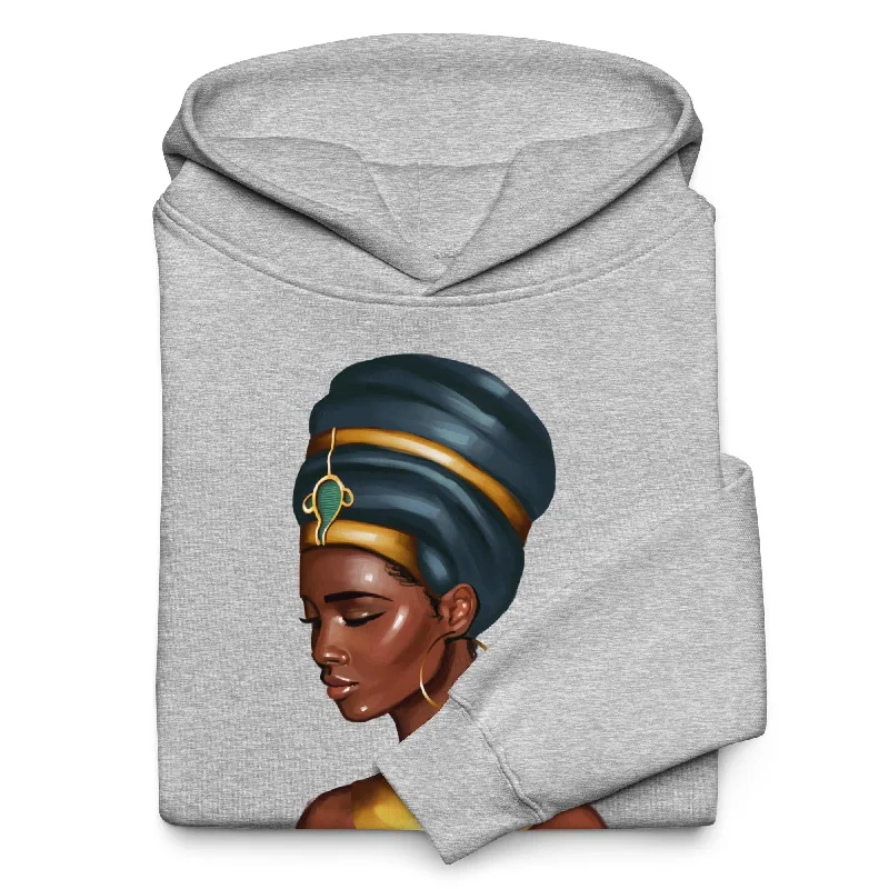 O.G Nefertiti Hoodie Hoodie with Ribbed Hem Stretchable Secure