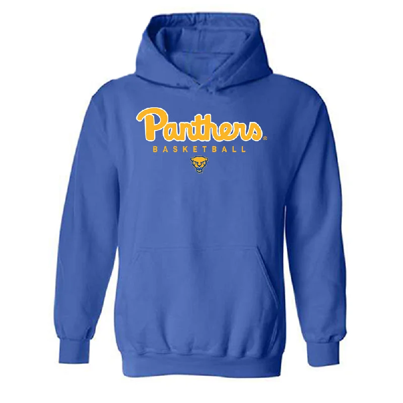 Pittsburgh - NCAA Women's Basketball : Mikayla Johnson - Classic Shersey Hooded Sweatshirt Hoodie with Hem Detail Decorative Unique Pittsburgh - NCAA Women's Basketball : Mikayla Johnson - Classic Shersey Hooded Sweatshirt Hoodie with Hem Detail Decorative Unique