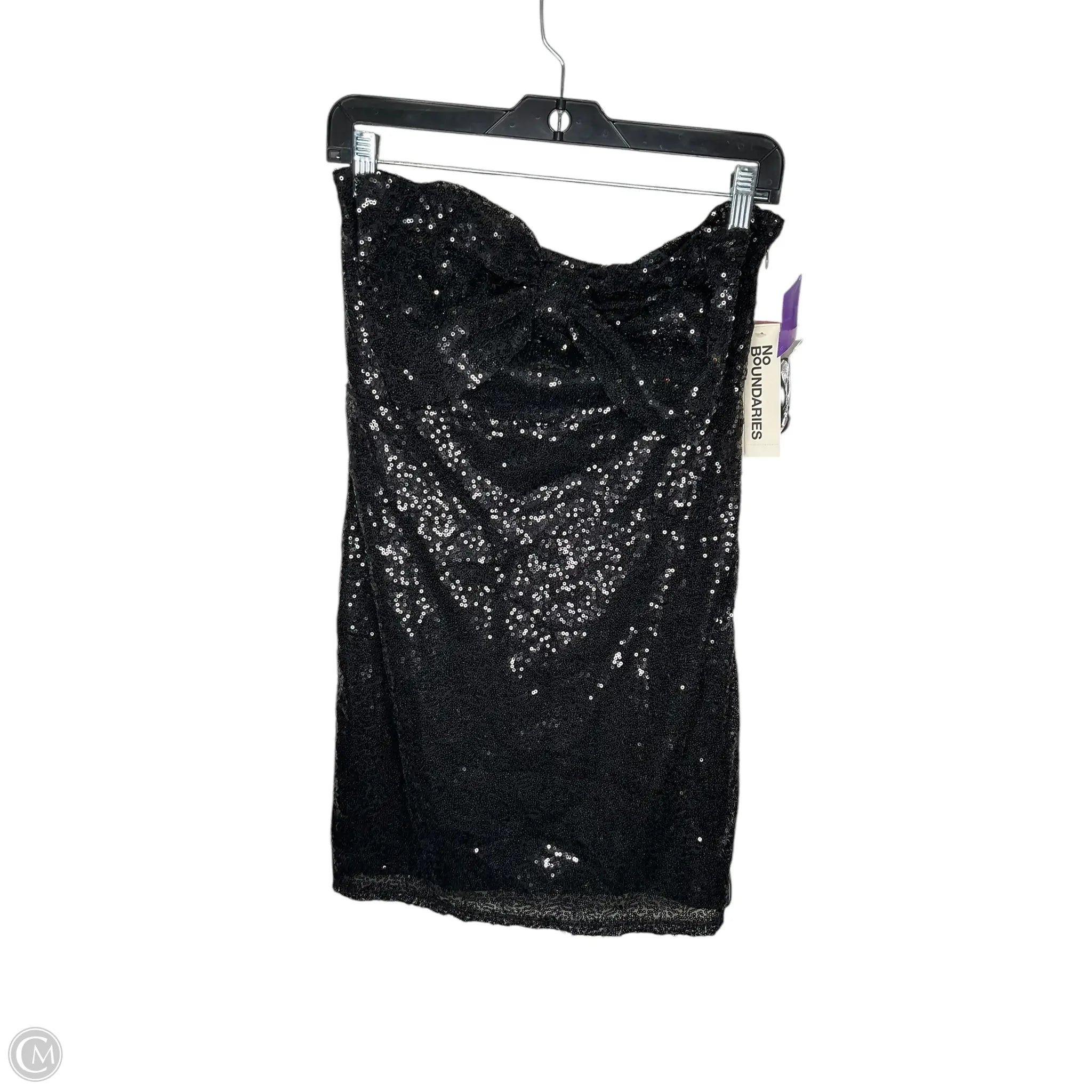 Dress Casual Short By No Boundaries In Black, Size: M Tunics Ceremony elegant