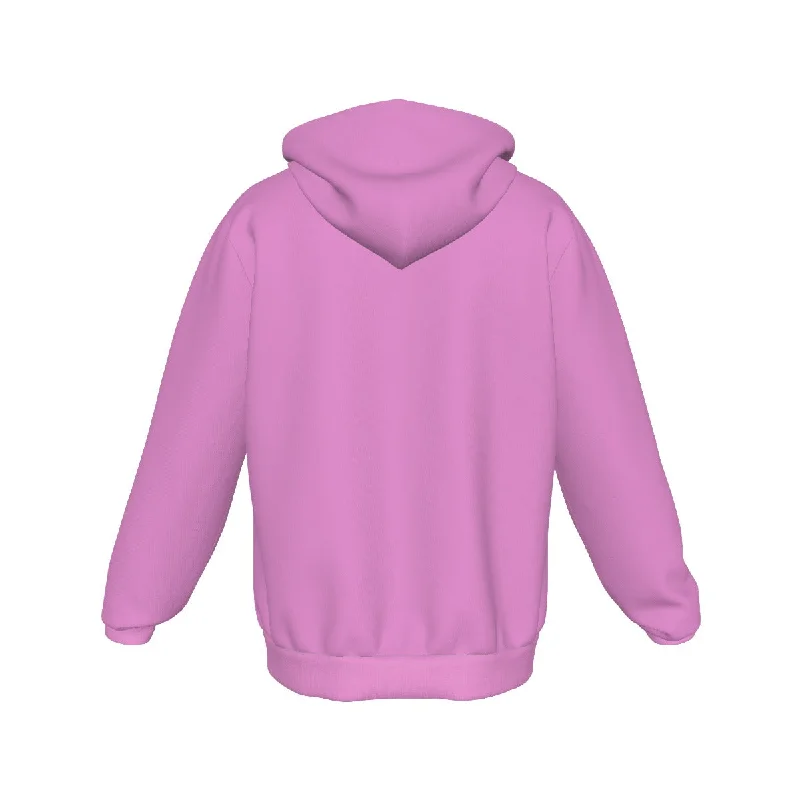 All-Over Print Women's Zip Up Hoodie Hoodie with Hem Applique Textured Unique