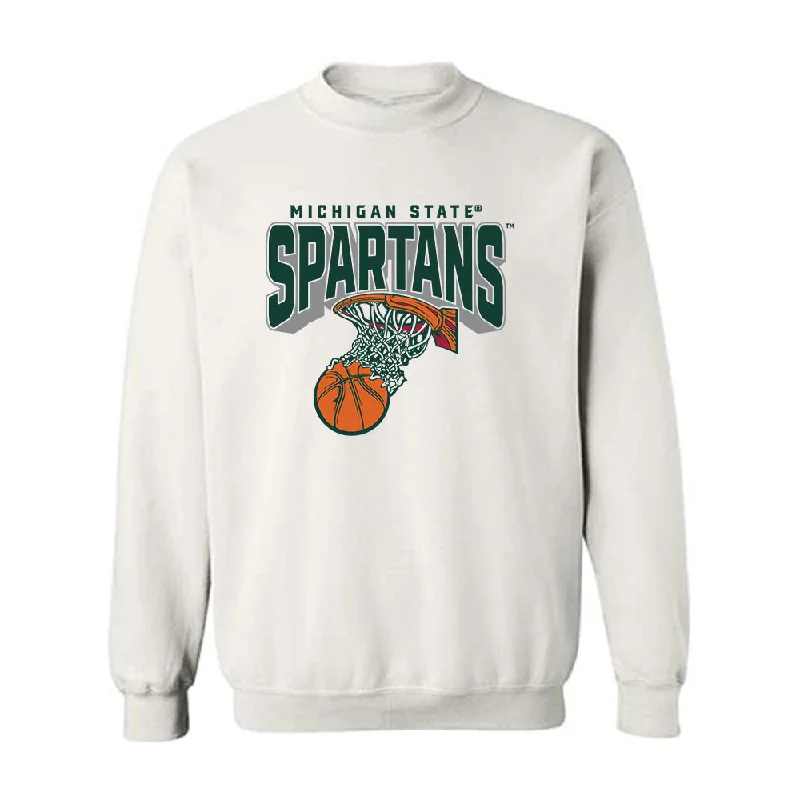 Michigan State - NCAA Women's Basketball : Jaddan Simmons - Sports Shersey Crewneck Sweatshirt Hoodie with Hood Adjustable Protection Michigan State - NCAA Women's Basketball : Jaddan Simmons - Sports Shersey Crewneck Sweatshirt Hoodie with Hood Adjustable Protection