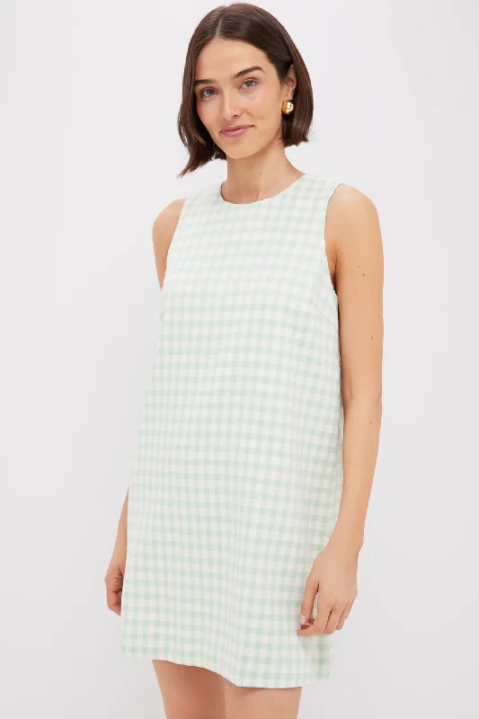 Julep Gingham Sconset Dress Tunics Lace romantic