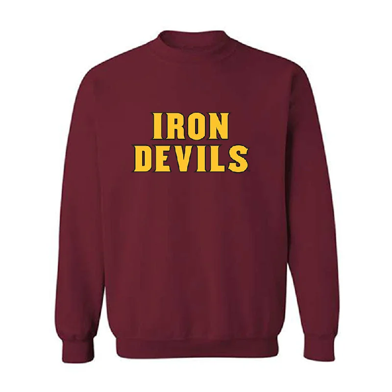 Arizona State - NCAA Women's Basketball : Timya Grice - Replica Shersey Crewneck Sweatshirt Hoodie with Distressed Vintage Worn Arizona State - NCAA Women's Basketball : Timya Grice - Replica Shersey Crewneck Sweatshirt Hoodie with Distressed Vintage Worn
