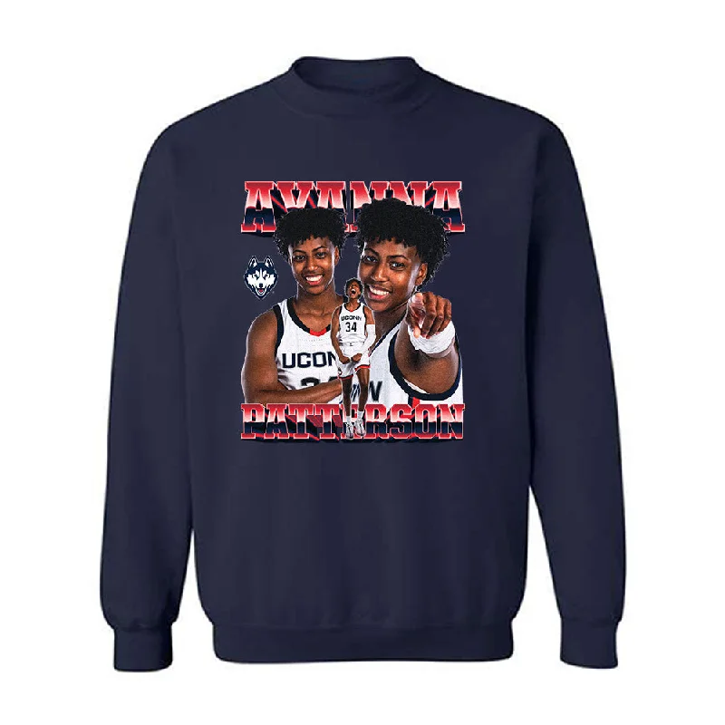 UConn - NCAA Women's Basketball : Ayanna Patterson - Crewneck Sweatshirt Hoodie with Button Placket Classic Preppy UConn - NCAA Women's Basketball : Ayanna Patterson - Crewneck Sweatshirt Hoodie with Button Placket Classic Preppy
