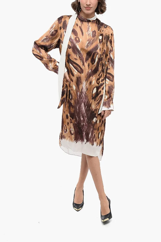 Marni Viscose Over Dress with Self-tie Detail Tunics Corduroy durable