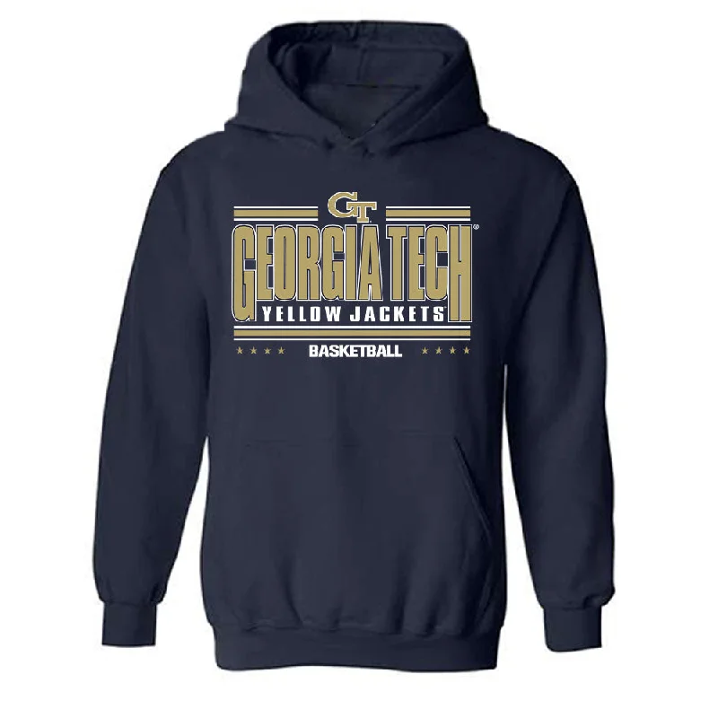Georgia Tech - NCAA Women's Basketball : Zoesha Smith - Classic Shersey Hooded Sweatshirt Hoodie with Sequins Glamorous Eye-catching Georgia Tech - NCAA Women's Basketball : Zoesha Smith - Classic Shersey Hooded Sweatshirt Hoodie with Sequins Glamorous Eye-catching