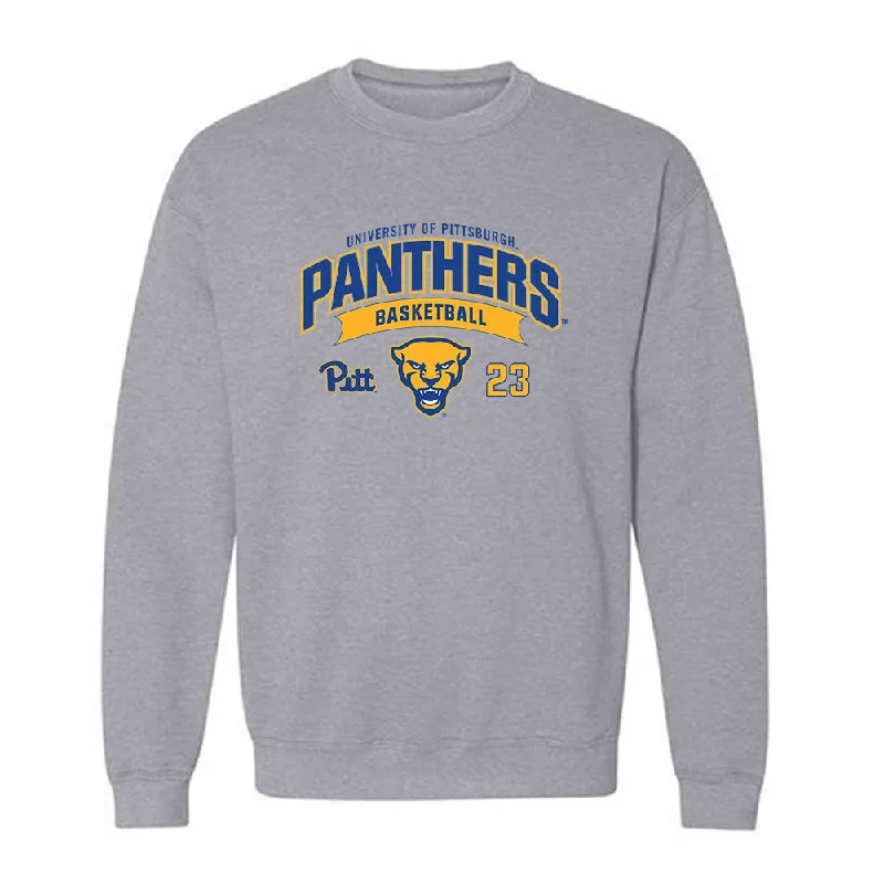 Pittsburgh - NCAA Women's Basketball : Mikayla Johnson - Classic Fashion Shersey Crewneck Sweatshirt Hoodie with Hem Patch Decorative Personalized Pittsburgh - NCAA Women's Basketball : Mikayla Johnson - Classic Fashion Shersey Crewneck Sweatshirt Hoodie with Hem Patch Decorative Personalized