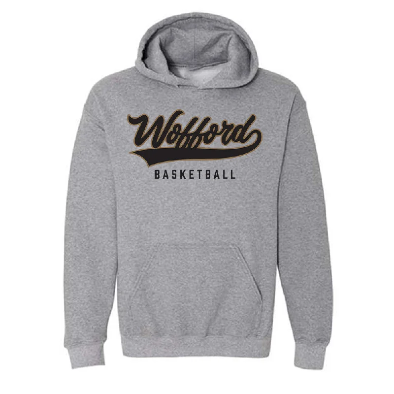 Wofford - NCAA Women's Basketball : Mia Flor - Classic Shersey Hooded Sweatshirt Hoodie with Drawstring Waist Adjustable Fitted Wofford - NCAA Women's Basketball : Mia Flor - Classic Shersey Hooded Sweatshirt Hoodie with Drawstring Waist Adjustable Fitted