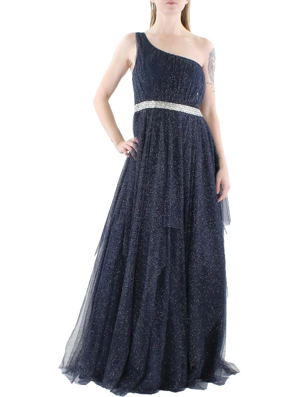 Juniors Womens One Shoulder Prom Evening Dress Tunics Hiking breathable