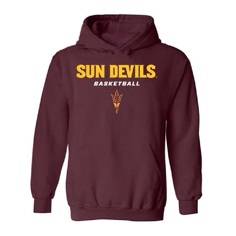 Arizona State - NCAA Women's Basketball : Timya Grice - Classic Shersey Hooded Sweatshirt Hoodie with Rolled Sleeves Casual Relaxed Arizona State - NCAA Women's Basketball : Timya Grice - Classic Shersey Hooded Sweatshirt Hoodie with Rolled Sleeves Casual Relaxed