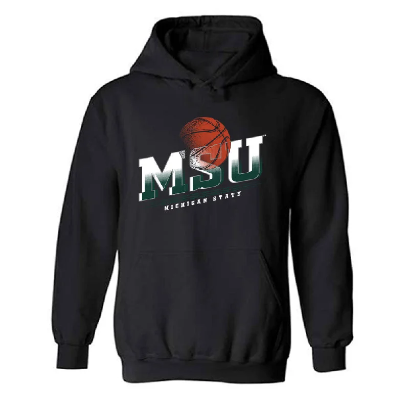 Michigan State - NCAA Women's Basketball : Jaddan Simmons - Sports Shersey Hooded Sweatshirt Hoodie with Embroidery Detailed Premium Michigan State - NCAA Women's Basketball : Jaddan Simmons - Sports Shersey Hooded Sweatshirt Hoodie with Embroidery Detailed Premium
