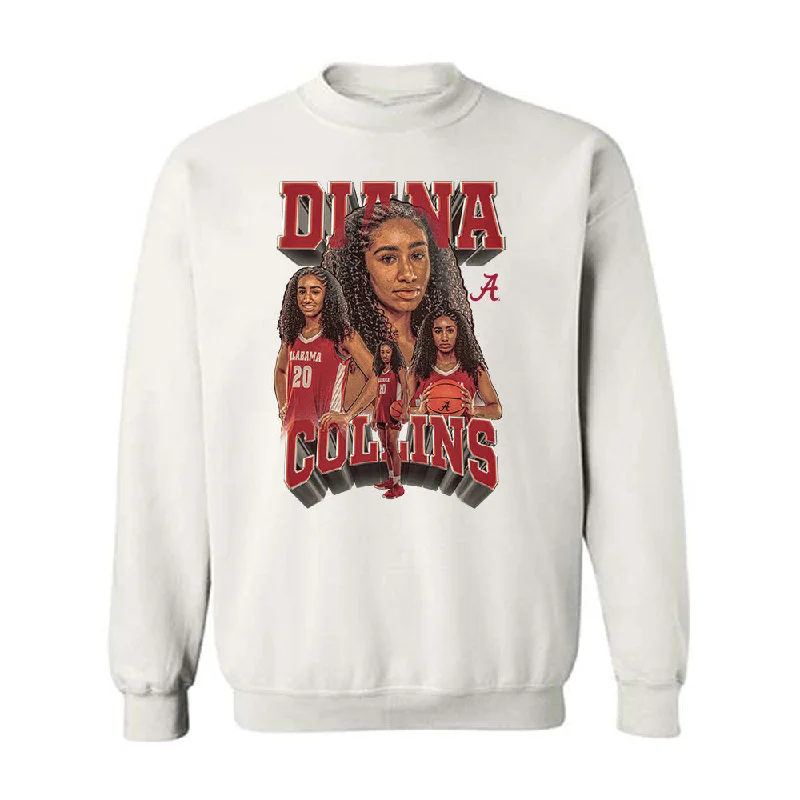 Alabama - NCAA Women's Basketball : Diana Collins - Player Collage Crewneck Sweatshirt Graphic Hoodie Design Print Alabama - NCAA Women's Basketball : Diana Collins - Player Collage Crewneck Sweatshirt Graphic Hoodie Design Print