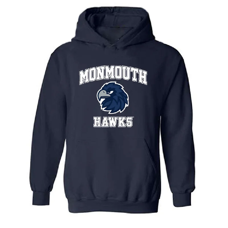 Monmouth - NCAA Women's Basketball : Kellyn Preira - Classic Shersey Hooded Sweatshirt Hoodie with Cuffed Sleeves Snug Secure Monmouth - NCAA Women's Basketball : Kellyn Preira - Classic Shersey Hooded Sweatshirt Hoodie with Cuffed Sleeves Snug Secure