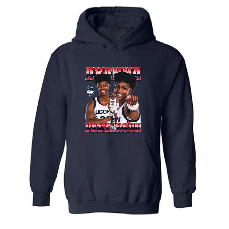 UConn - NCAA Women's Basketball : Ayanna Patterson - Player Collage Hooded Sweatshirt Hoodie with Zipper Placket Modern Functional UConn - NCAA Women's Basketball : Ayanna Patterson - Player Collage Hooded Sweatshirt Hoodie with Zipper Placket Modern Functional