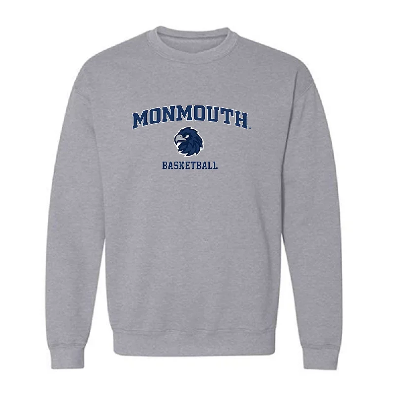 Monmouth - NCAA Women's Basketball : Kellyn Preira - Classic Shersey Crewneck Sweatshirt Hoodie with Applique Textured Unique Monmouth - NCAA Women's Basketball : Kellyn Preira - Classic Shersey Crewneck Sweatshirt Hoodie with Applique Textured Unique