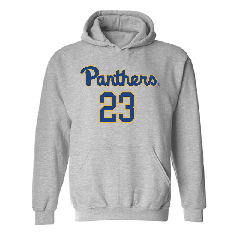 Pittsburgh - NCAA Women's Basketball : Mikayla Johnson - Classic Shersey Hooded Sweatshirt Hoodie with Logo Branding Identity Pittsburgh - NCAA Women's Basketball : Mikayla Johnson - Classic Shersey Hooded Sweatshirt Hoodie with Logo Branding Identity