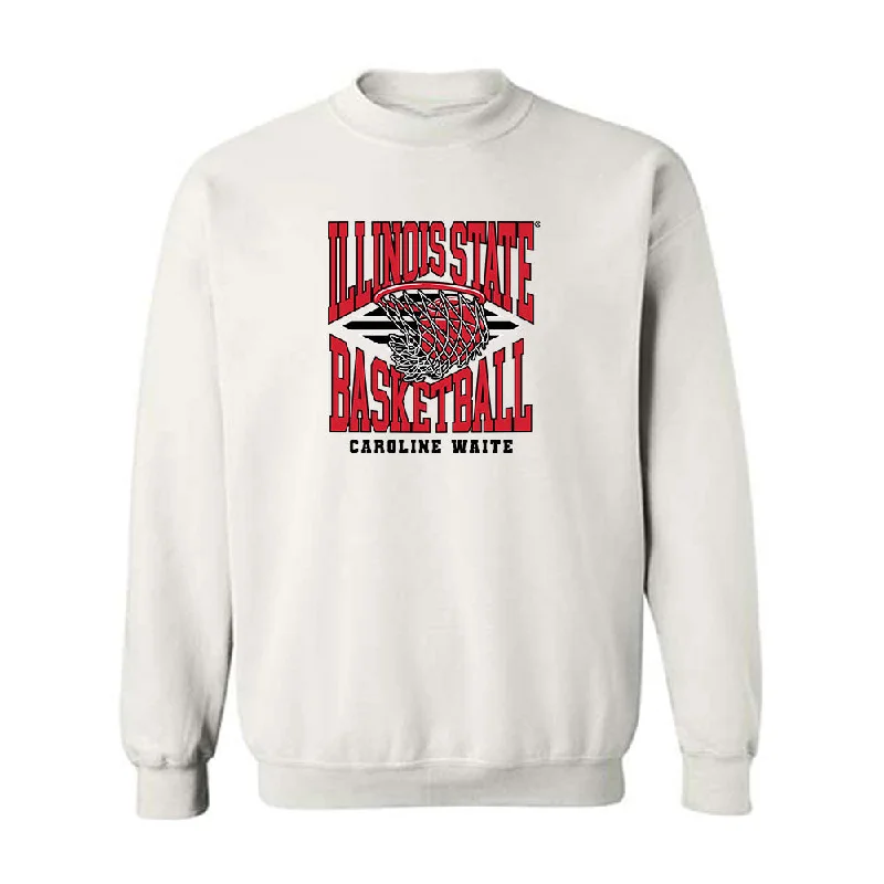 Illinois State - NCAA Women's Basketball : Caroline Waite - Classic Fashion Shersey Crewneck Sweatshirt Hoodie with Hem Ribbing Snug Secure Illinois State - NCAA Women's Basketball : Caroline Waite - Classic Fashion Shersey Crewneck Sweatshirt Hoodie with Hem Ribbing Snug Secure