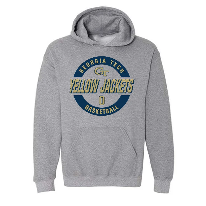 Georgia Tech - NCAA Women's Basketball : Zoesha Smith - Classic Fashion Shersey Hooded Sweatshirt Hoodie with Color Block Contrast Stylish Georgia Tech - NCAA Women's Basketball : Zoesha Smith - Classic Fashion Shersey Hooded Sweatshirt Hoodie with Color Block Contrast Stylish