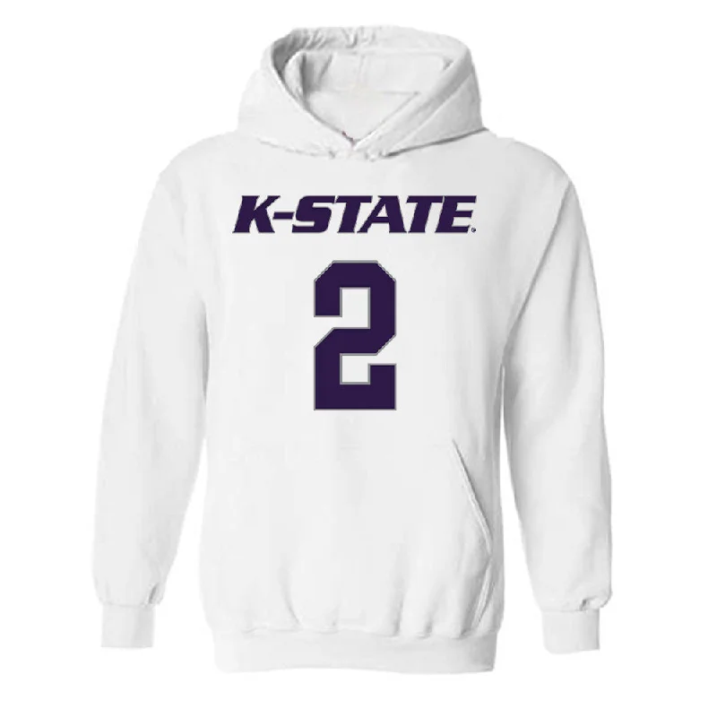 Kansas State - NCAA Women's Basketball : Temira Poindexter - Classic Shersey Hooded Sweatshirt Hoodie with Zipper Versatile Modern Kansas State - NCAA Women's Basketball : Temira Poindexter - Classic Shersey Hooded Sweatshirt Hoodie with Zipper Versatile Modern