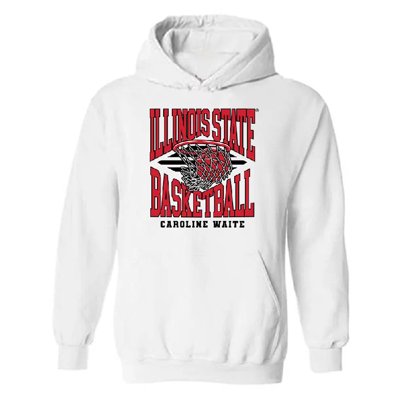 Illinois State - NCAA Women's Basketball : Caroline Waite - Classic Fashion Shersey Hooded Sweatshirt Oversized Hoodie Comfort Casual Illinois State - NCAA Women's Basketball : Caroline Waite - Classic Fashion Shersey Hooded Sweatshirt Oversized Hoodie Comfort Casual