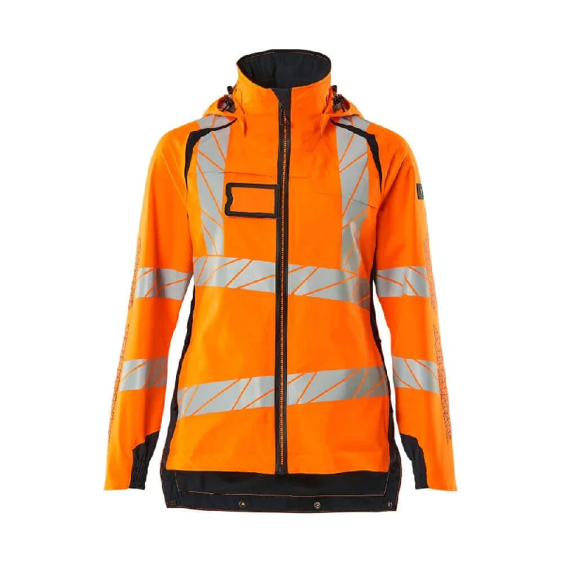 Mascot Hi-Vis Waterproof Outer Shell Jacket 19011-449 - Womens, Accelerate Safe Stand-Up Collar Roll-Neck Collar Turtle Neck Mascot Hi-Vis Waterproof Outer Shell Jacket 19011-449 - Womens, Accelerate Safe Stand-Up Collar Roll-Neck Collar Turtle Neck