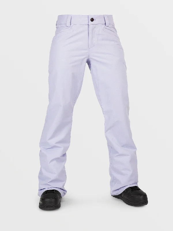 Womens Hallen Pants - Lilac Ash Warm Wool Trousers