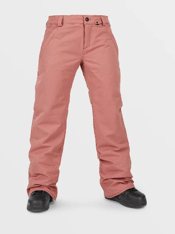 Womens Frochickie Insulated Pants - Earth Pink Elegant Trouser Pants