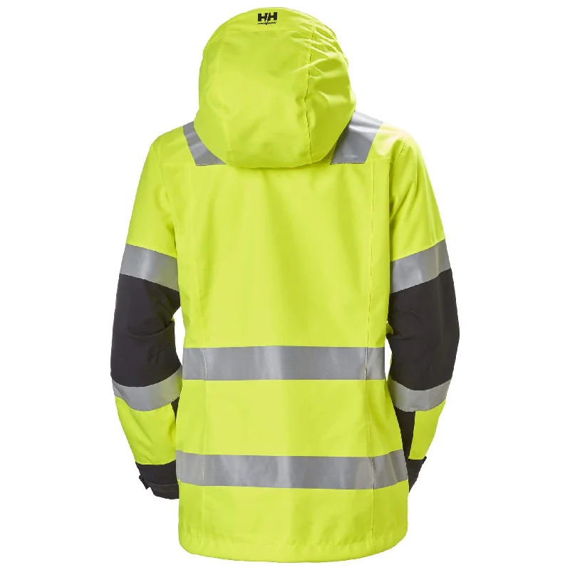 Helly Hansen Womens Luna Hi Vis Winter Insulated Jacket - 71398 - Sale Zippered Front Buttoned Front Snap Front Helly Hansen Womens Luna Hi Vis Winter Insulated Jacket - 71398 - Sale Zippered Front Buttoned Front Snap Front