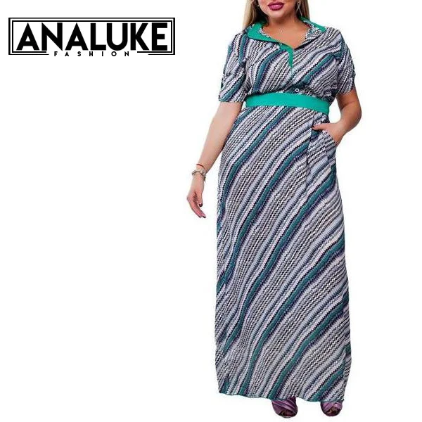 Short Sleeve Loose Stripe Party Dress Tunics Practical durable