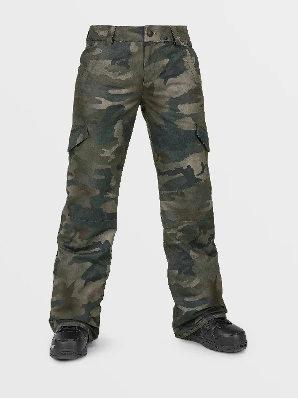 Womens Bridger Insulated Pants - Cloudwash Camo Modern Bootcut Pants