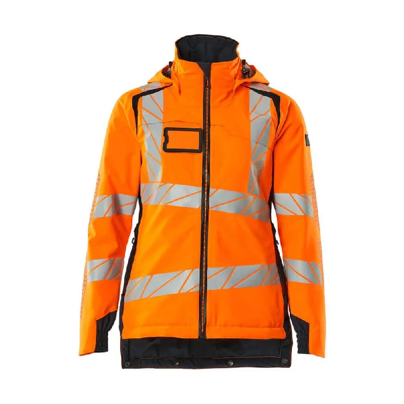 Mascot Hi-Vis Waterproof Winter Jacket 19045-449 - Womens, Accelerate Safe Elasticated Jacket Padded Jacket Insulated Jacket Mascot Hi-Vis Waterproof Winter Jacket 19045-449 - Womens, Accelerate Safe Elasticated Jacket Padded Jacket Insulated Jacket