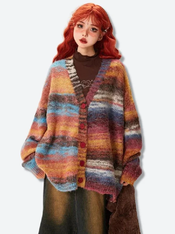 Fairy Grunge Cardigan Silk Blend Satin Velvet