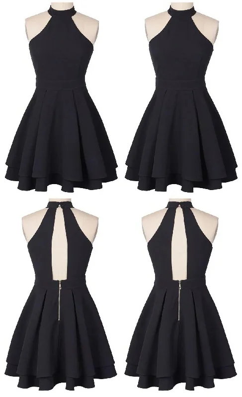 O Neck A Line Homecoming Dress, Sleeveless Chiffon Short Party Dress Chiffon Maxi Beach O Neck A Line Homecoming Dress, Sleeveless Chiffon Short Party Dress Chiffon Maxi Beach