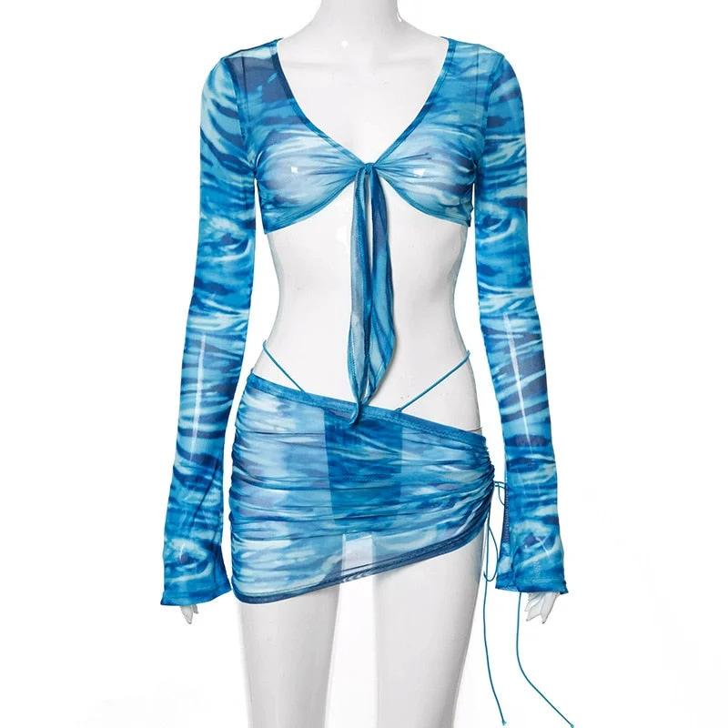 Blue ripple