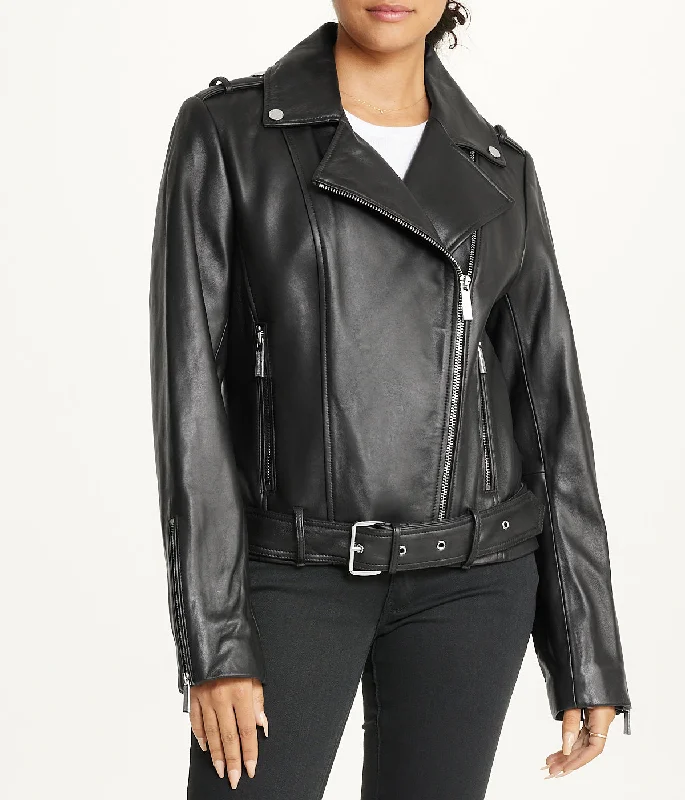Leather Moto Jacket Jacket Blazer Coat
