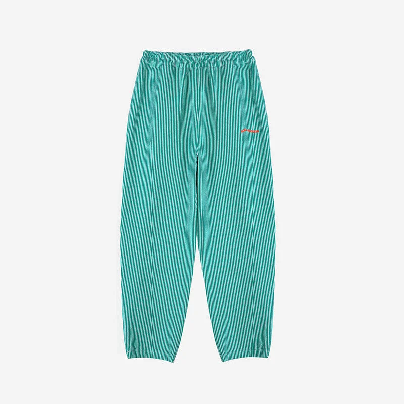 Bobo Choses Woman - Striped twill cocoon pants Cozy Maternity Pants