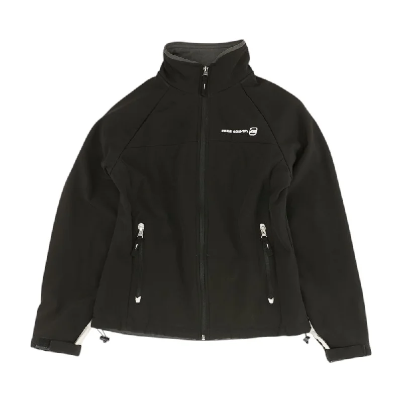 Black Solid Lightweight Jacket Wool Jacket Cashmere Jacket Tweed Jacket