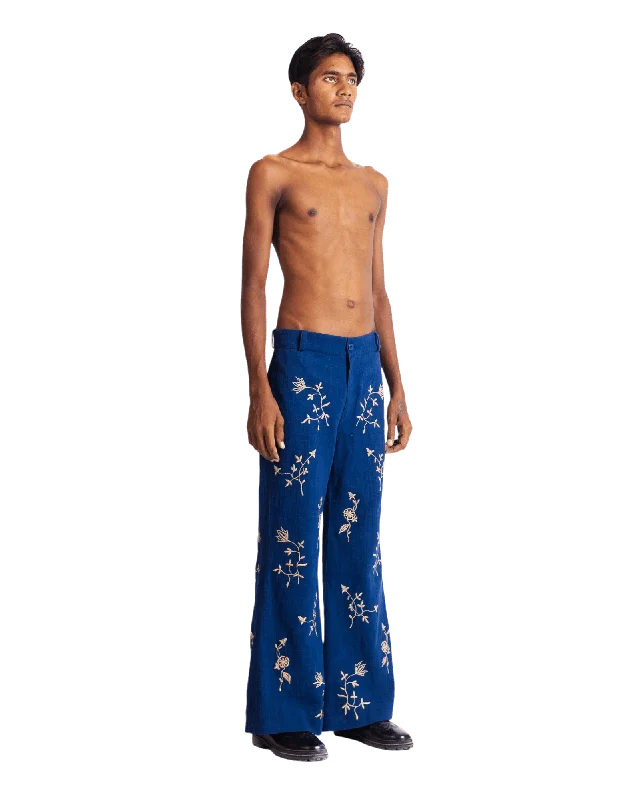 "MIDNIGHT EXPRESS" KHADDAR PANTS Slim-Fit Leggings