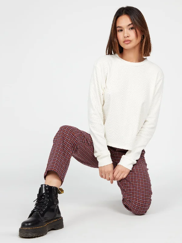 Frochickie High Rise Pants - Midnight Blue Stylish Casual Pants