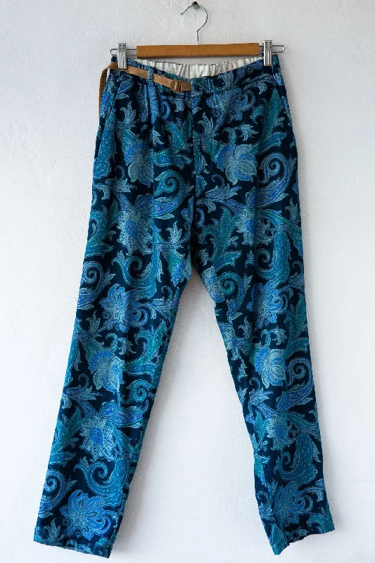 Paisley Cord Pant Modern Skinny Pants