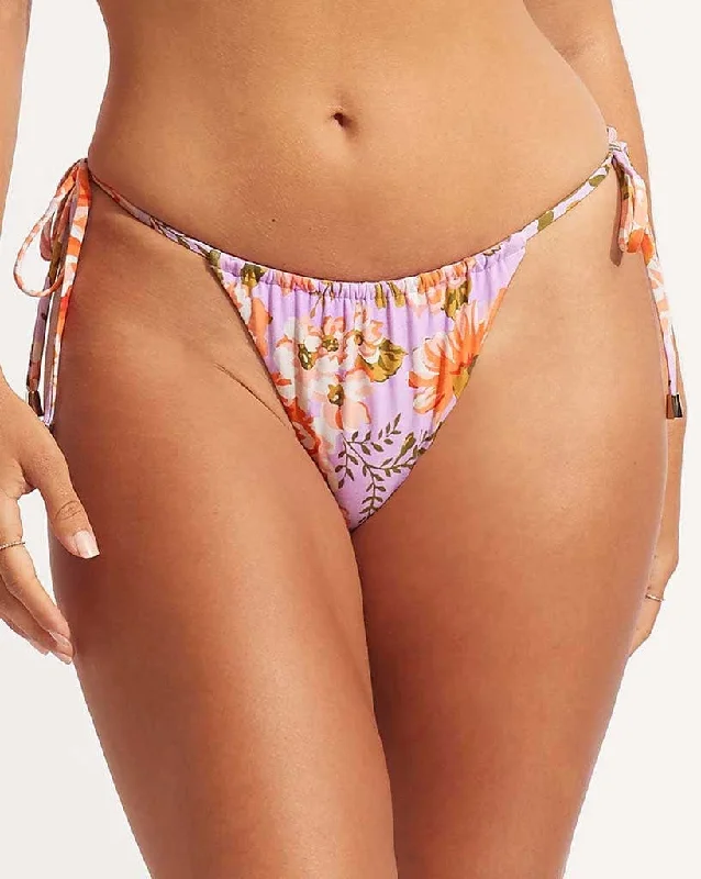 Paradise Garden Drawstring Tie Side Rio Pant Stylish Slim Trousers