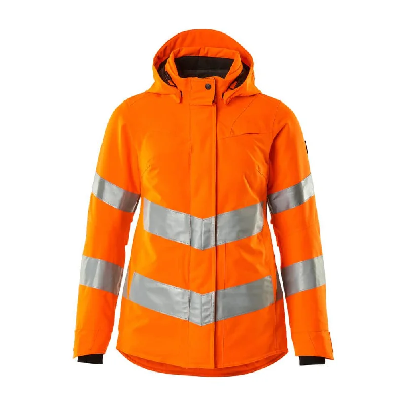 Mascot Hi-Vis Winter Jacket 18545-231 - Safe Supreme, Womens Print Jacket Jacquard Jacket Patchwork Jacket