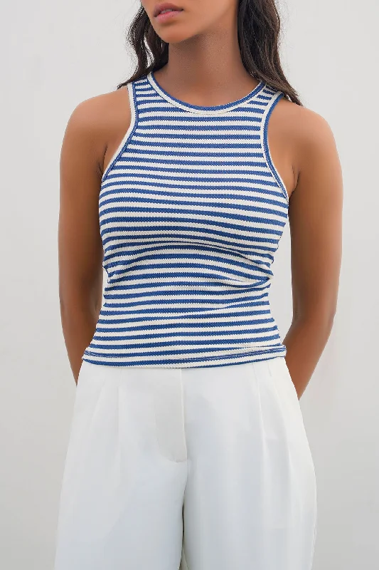 STRIPED TANK TOP vibrant tank top