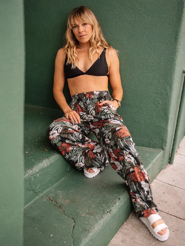 Coco Ho Pants - Black Combo Classic Cropped Pants