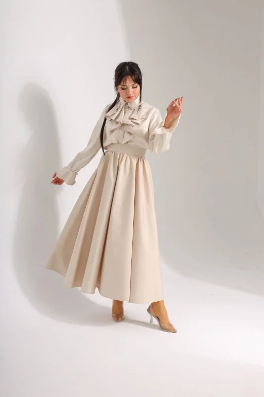 SKIRT 23200 velvet skirt rich